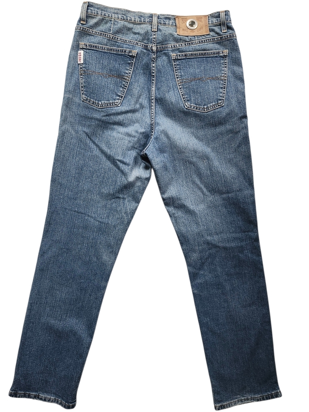 Vintage Ikeda Jeans 34x32 Made in Canada | Classic Straight Leg DenimVintage - Picture 5 of 13